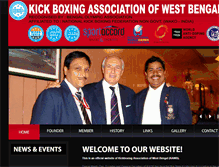 Tablet Screenshot of kickboxingkolkata.com